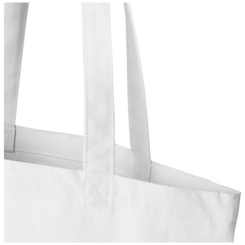 Florida 270 g/m² Tragetasche 10L, weiss bedrucken, Art.-Nr. 12073601 Florida 270 g/m² Tragetasche 10L, weiss bedrucken, Art.-Nr. 12073601