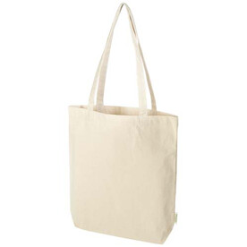 Orissa 270 g/m² Tragetasche aus Bio-Baumwolle 10L, natur bedrucken, Art.-Nr. 13006406