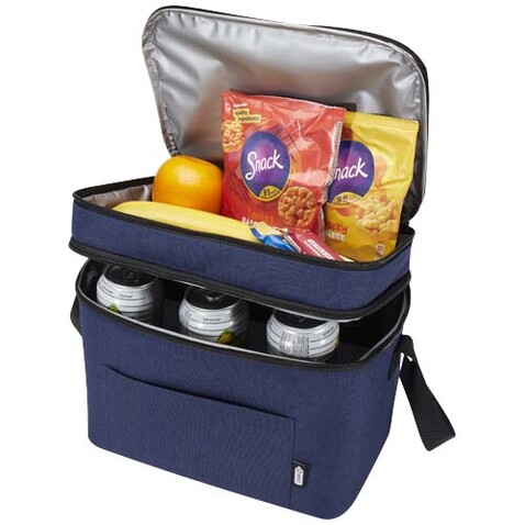 Tundra GRS RPET Kühltasche 13L, heather navy bedrucken, Art.-Nr. 13006655 Tundra GRS RPET Kühltasche 13L, heather navy bedrucken, Art.-Nr. 13006655
