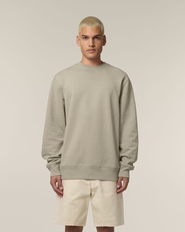 Changer 2.0 - Das Iconic Rundhals-Unisex-Sweatshirt - Stone - L bedrucken, Art.-Nr. STSU178C3581L