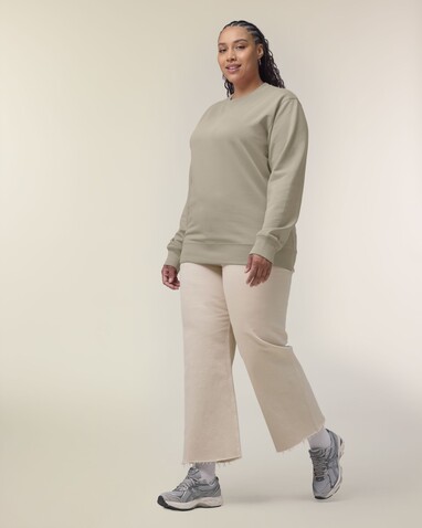 Changer 2.0 - Das Iconic Rundhals-Unisex-Sweatshirt - Stone - L bedrucken, Art.-Nr. STSU178C3581L