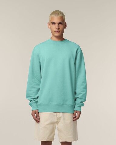 Changer 2.0 - Das Iconic Rundhals-Unisex-Sweatshirt - Pool Blue - L bedrucken, Art.-Nr. STSU178C3571L
