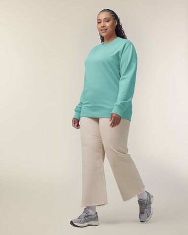 Changer 2.0 - Das Iconic Rundhals-Unisex-Sweatshirt - Pool Blue - 3XL bedrucken, Art.-Nr. STSU178C3573X