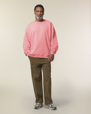 Radder 2.0 - Das Oversized Rundhals-Unisex-Sweatshirt - Pink Joy - XXS bedrucken, Art.-Nr. STSU208C3602S