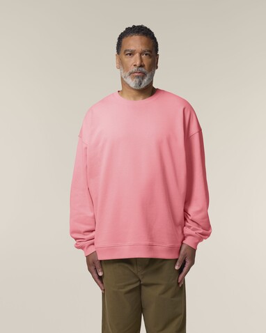 Radder 2.0 - Das Oversized Rundhals-Unisex-Sweatshirt - Pink Joy - L bedrucken, Art.-Nr. STSU208C3601L