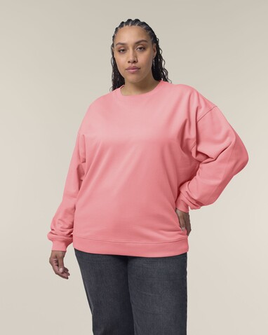 Radder 2.0 - Das Oversized Rundhals-Unisex-Sweatshirt - Pink Joy - L bedrucken, Art.-Nr. STSU208C3601L