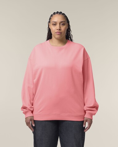 Radder 2.0 - Das Oversized Rundhals-Unisex-Sweatshirt - Pink Joy - 3XL bedrucken, Art.-Nr. STSU208C3603X