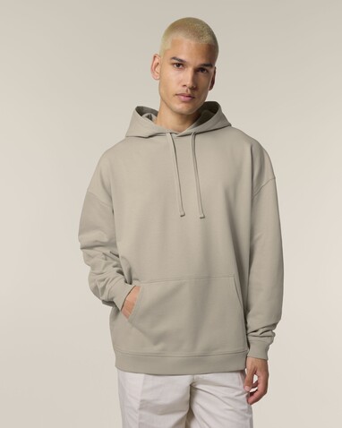 Slammer 2.0 - Der Oversized Unisex-Hoodie - Stone - XS bedrucken, Art.-Nr. STSU209C358XS