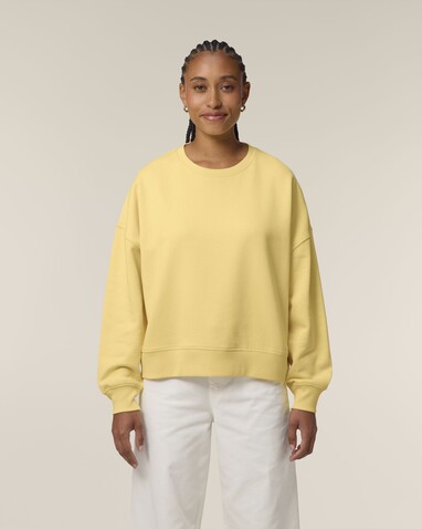 Stella Alma - Das Iconic Damen-Rundhals-Sweatshirt - Viva Yellow - XL bedrucken, Art.-Nr. STSW212C3561X