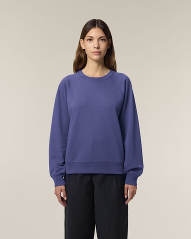 Stella Clara - Das Damen-Raglan-Rundhals-Sweatshirt - Dusk - L bedrucken, Art.-Nr. STSW217C3591L