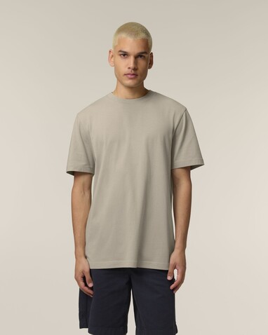 Sparker 2.0 - Das Relaxed Unisex-T-Shirt - Stone - M bedrucken, Art.-Nr. STTU171C3581M