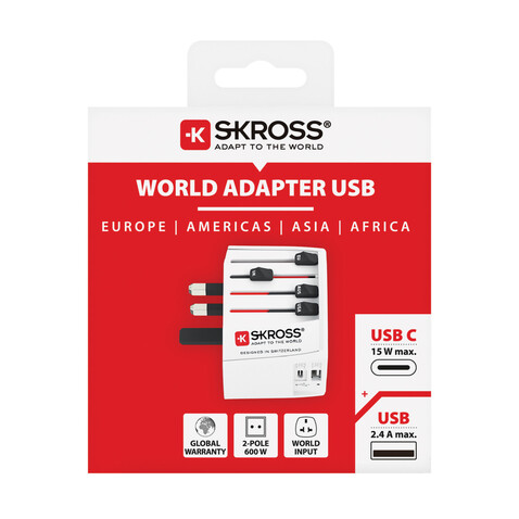 SKROSS MUV USB ( 1 USB-C 1 USB-A) weiß bedrucken, Art.-Nr. RB1.302962 SKROSS MUV USB ( 1 USB-C 1 USB-A) weiß bedrucken, Art.-Nr. RB1.302962