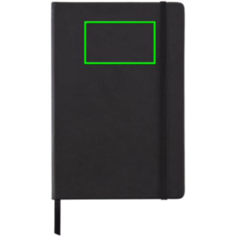 Deluxe Hardcover PU A5 Notizbuch schwarz bedrucken, Art.-Nr. P773.421 Deluxe Hardcover PU A5 Notizbuch schwarz bedrucken, Art.-Nr. P773.421