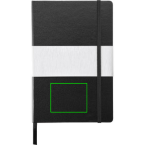 Deluxe Hardcover A5 Notizbuch schwarz bedrucken, Art.-Nr. P773.531 Deluxe Hardcover A5 Notizbuch schwarz bedrucken, Art.-Nr. P773.531