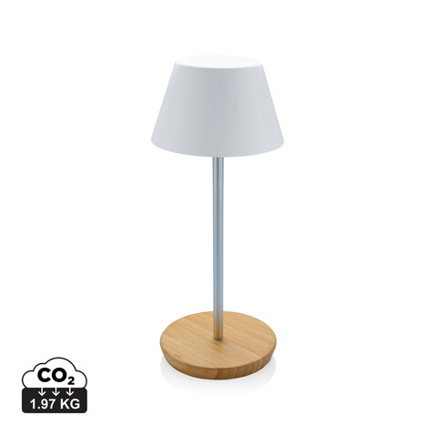 Pure Glow USB-Tischleuchte aus RCS recyceltem Kunststoff weiß bedrucken, Art.-Nr. P513.283 Pure Glow USB-Tischleuchte aus RCS recyceltem Kunststoff weiß bedrucken, Art.-Nr. P513.283