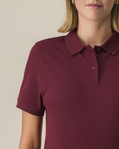 Stella Coaster - Das Damen-Polo - Burgundy - XS bedrucken, Art.-Nr. STPW977C244XS