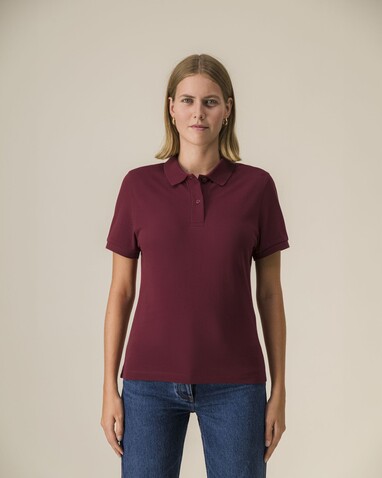 Stella Coaster - Das Damen-Polo - Burgundy - 3XL bedrucken, Art.-Nr. STPW977C2443X