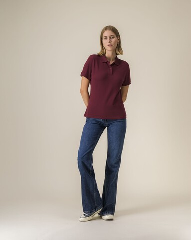 Stella Coaster - Das Damen-Polo - Burgundy - XS bedrucken, Art.-Nr. STPW977C244XS