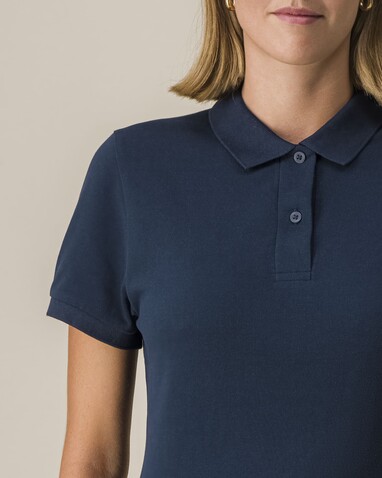 Stella Coaster - Das Damen-Polo - French Navy - L bedrucken, Art.-Nr. STPW977C7271L
