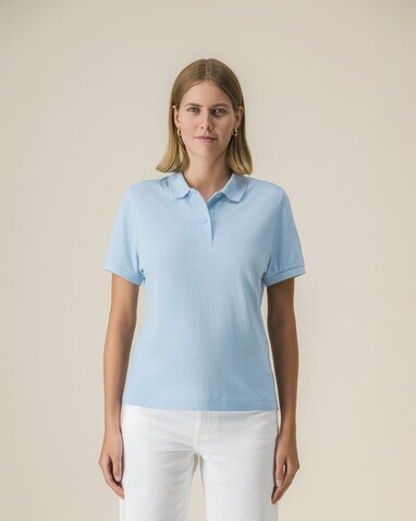Stella Coaster - Das Damen-Polo - Sky blue - XL bedrucken, Art.-Nr. STPW977C2321X Stella Coaster - Das Damen-Polo - Sky blue - XL bedrucken, Art.-Nr. STPW977C2321X