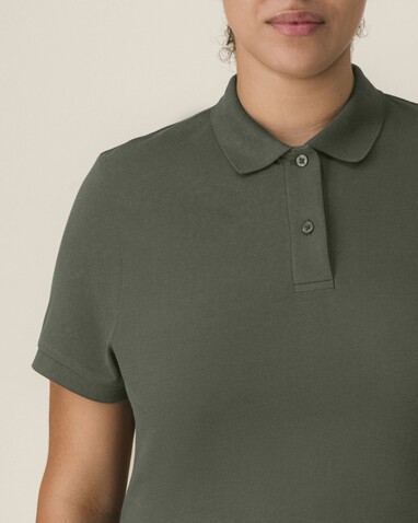 Stella Coaster - Das Damen-Polo - Khaki - XL bedrucken, Art.-Nr. STPW977C2231X Stella Coaster - Das Damen-Polo - Khaki - XL bedrucken, Art.-Nr. STPW977C2231X