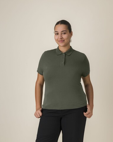 Stella Coaster - Das Damen-Polo - Khaki - XL bedrucken, Art.-Nr. STPW977C2231X Stella Coaster - Das Damen-Polo - Khaki - XL bedrucken, Art.-Nr. STPW977C2231X