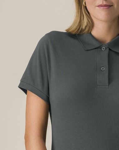 Stella Coaster - Das Damen-Polo - Anthracite - XXL bedrucken, Art.-Nr. STPW977C2532X