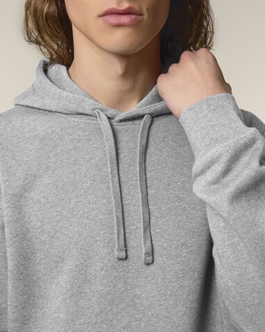 Sounder - Der Unisex-Hoodie mit Seitentaschen - Heather Grey - XS bedrucken, Art.-Nr. STSU229C250XS