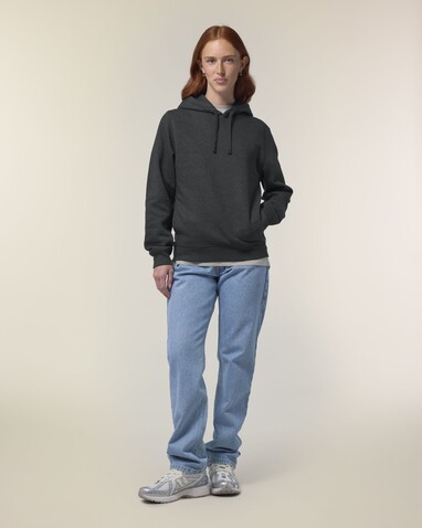 Sounder - Der Unisex-Hoodie mit Seitentaschen - Dark Heather Grey - M bedrucken, Art.-Nr. STSU229C6511M