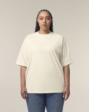 Blaster 2.0 - Das Oversized Unisex-T-Shirt mit Stehkragen - Natural Raw - XL bedrucken, Art.-Nr. STTU959C0541X Blaster 2.0 - Das Oversized Unisex-T-Shirt mit Stehkragen - Natural Raw - XL bedrucken, Art.-Nr. STTU959C0541X