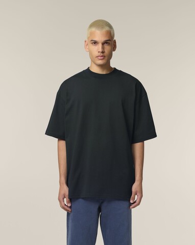 Blaster 2.0 - Das Oversized Unisex-T-Shirt mit Stehkragen - Black - XS bedrucken, Art.-Nr. STTU959C002XS Blaster 2.0 - Das Oversized Unisex-T-Shirt mit Stehkragen - Black - XS bedrucken, Art.-Nr. STTU959C002XS