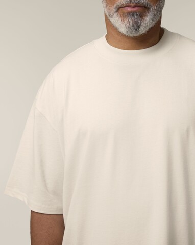 Blaster 2.0 - Das Oversized Unisex-T-Shirt mit Stehkragen - Cream - L bedrucken, Art.-Nr. STTU959C3611L Blaster 2.0 - Das Oversized Unisex-T-Shirt mit Stehkragen - Cream - L bedrucken, Art.-Nr. STTU959C3611L