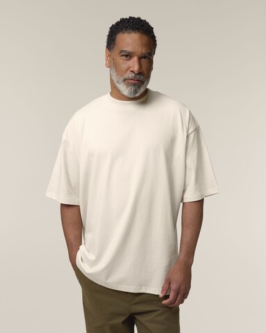 Blaster 2.0 - Das Oversized Unisex-T-Shirt mit Stehkragen - Cream - L bedrucken, Art.-Nr. STTU959C3611L Blaster 2.0 - Das Oversized Unisex-T-Shirt mit Stehkragen - Cream - L bedrucken, Art.-Nr. STTU959C3611L