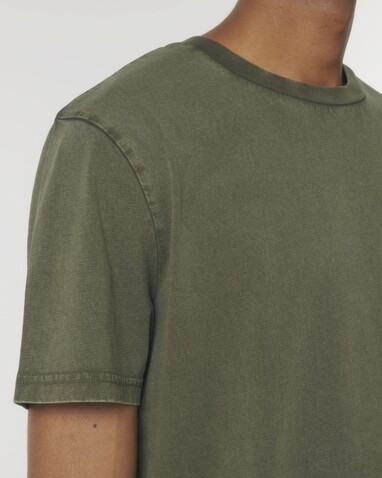 Crafter Vintage - Das Garment-Dyed Unisex-T-Shirt - G. Dyed Khaki - XS bedrucken, Art.-Nr. STTU976C109XS