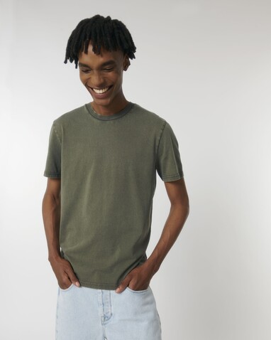 Crafter Vintage - Das Garment-Dyed Unisex-T-Shirt - G. Dyed Khaki - L bedrucken, Art.-Nr. STTU976C1091L