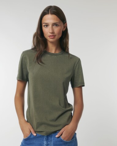 Crafter Vintage - Das Garment-Dyed Unisex-T-Shirt - G. Dyed Khaki - M bedrucken, Art.-Nr. STTU976C1091M