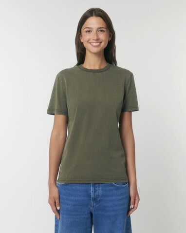 Crafter Vintage - Das Garment-Dyed Unisex-T-Shirt - G. Dyed Khaki - XXL bedrucken, Art.-Nr. STTU976C1092X