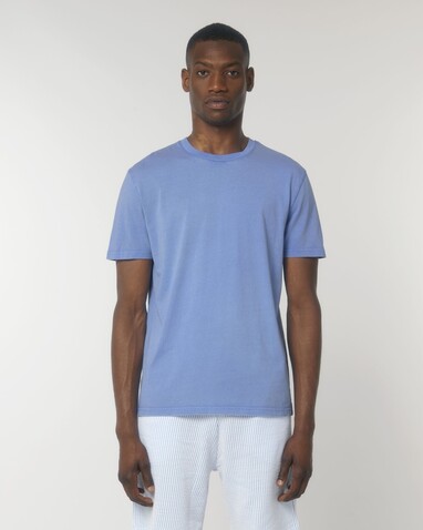 Crafter Vintage - Das Garment-Dyed Unisex-T-Shirt - G. Dyed Swimmer Blue - M bedrucken, Art.-Nr. STTU976C1031M