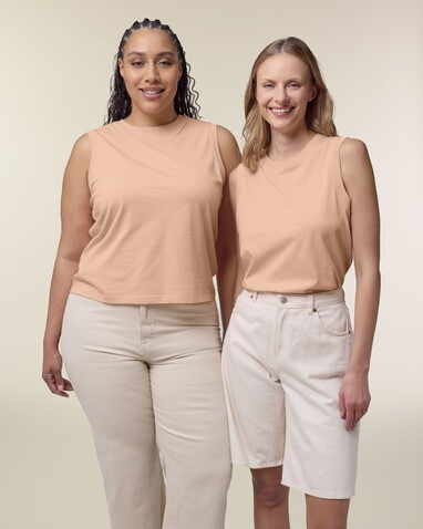Stella Mia - Das Damen-Tanktop - Fraiche Peche - XS bedrucken, Art.-Nr. STTW962C101XS