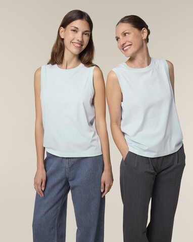 Stella Mia - Das Damen-Tanktop - Blue Ice - XS bedrucken, Art.-Nr. STTW962C728XS