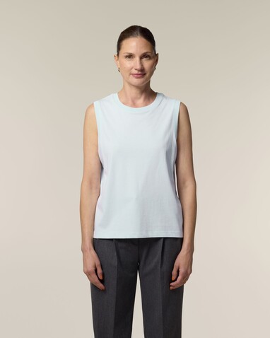 Stella Mia - Das Damen-Tanktop - Blue Ice - M bedrucken, Art.-Nr. STTW962C7281M