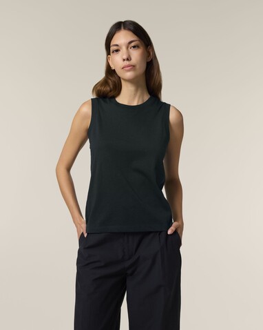 Stella Mia - Das Damen-Tanktop - Black - XS bedrucken, Art.-Nr. STTW962C002XS