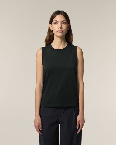 Stella Mia - Das Damen-Tanktop - Black - XS bedrucken, Art.-Nr. STTW962C002XS