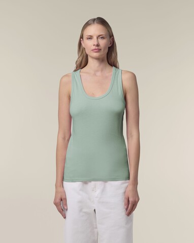 Stella Ava - Das Fitted Damen-Tanktop - Aloe - XS bedrucken, Art.-Nr. STTW963C089XS