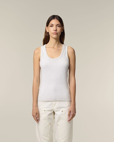 Stella Ava - Das Fitted Damen-Tanktop - Cool Heather Grey - M bedrucken, Art.-Nr. STTW963C1461M Stella Ava - Das Fitted Damen-Tanktop - Cool Heather Grey - M bedrucken, Art.-Nr. STTW963C1461M