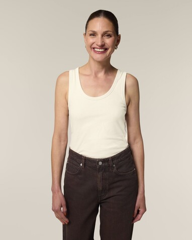 Stella Ava - Das Fitted Damen-Tanktop - Natural Raw - XXL bedrucken, Art.-Nr. STTW963C0542X