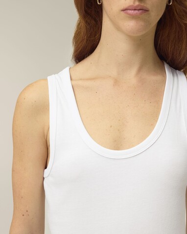 Stella Ava - Das Fitted Damen-Tanktop - White - XL bedrucken, Art.-Nr. STTW963C0011X