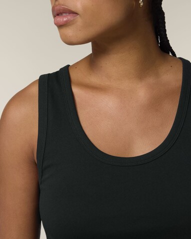 Stella Ava - Das Fitted Damen-Tanktop - Black - S bedrucken, Art.-Nr. STTW963C0021S