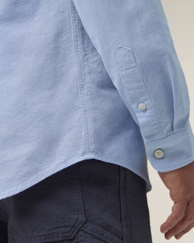 Stanley Oxford Shirt - Das Herren-Oxfordhemd - Blue Oxford - L bedrucken, Art.-Nr. STWM968C3631L