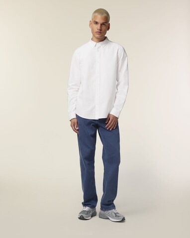 Stanley Oxford Shirt - Das Herren-Oxfordhemd - White - S bedrucken, Art.-Nr. STWM968C0011S